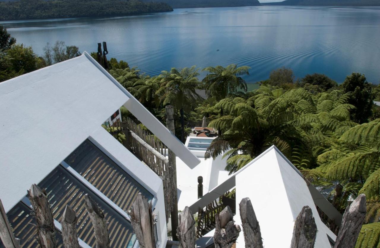 Te Whare -Lake Tarawera Tree-Top Nest Hotel Exterior foto