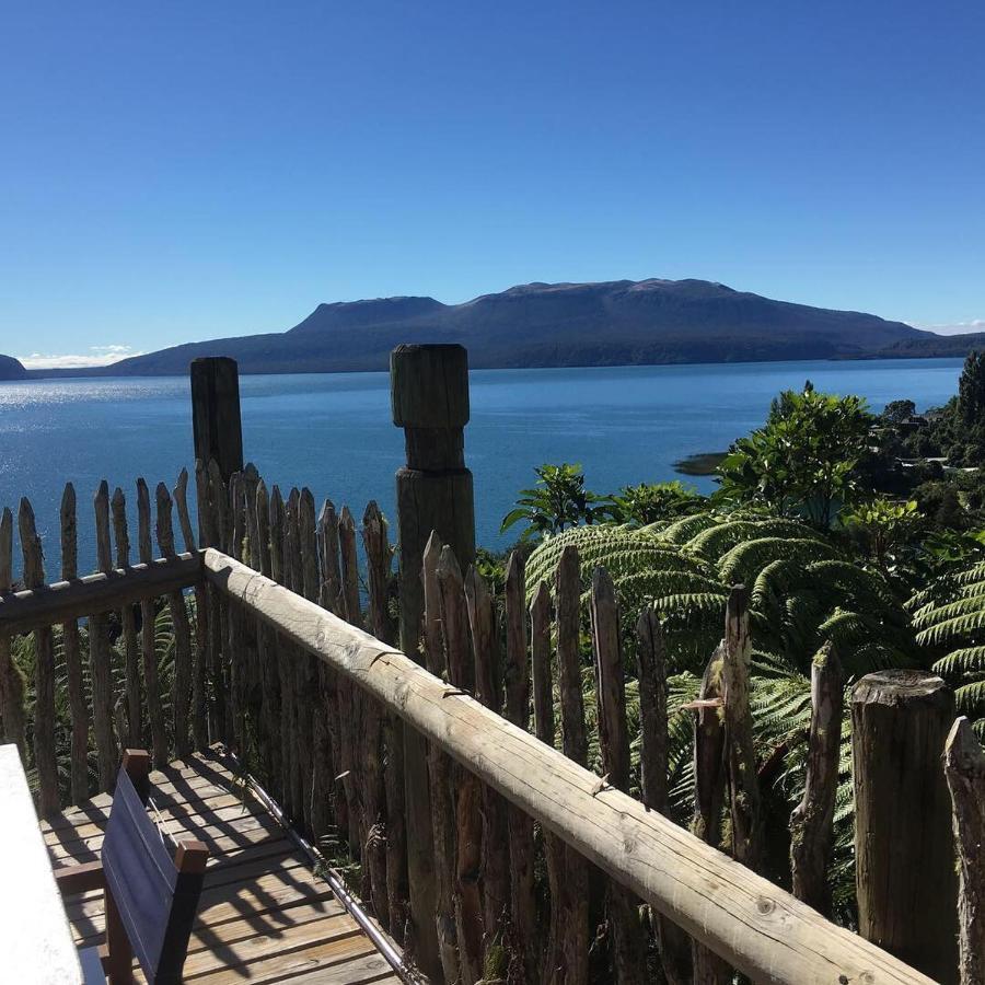 Te Whare -Lake Tarawera Tree-Top Nest Hotel Exterior foto